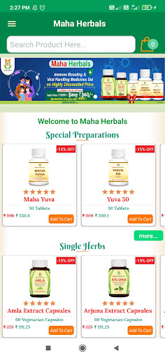 Maha Herbals Screen 2