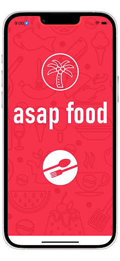 Android application ASAP Food screenshort