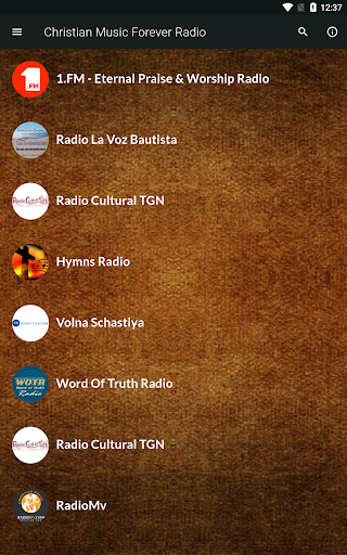Android application Christian Music Radio screenshort