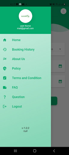 Bus365 - Bus Reservation App Screen 2
