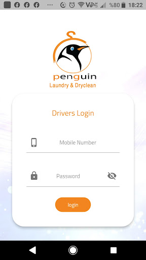 Android application Penguin Laundry Drivers screenshort