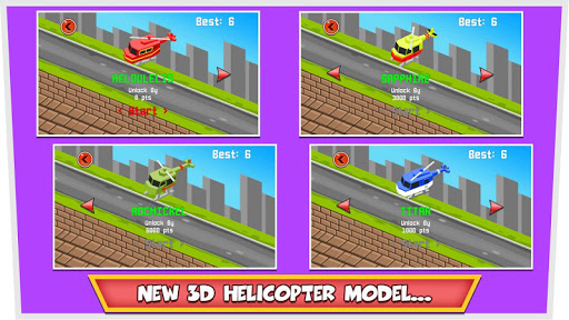 Helicopter Control 3D Screen 3