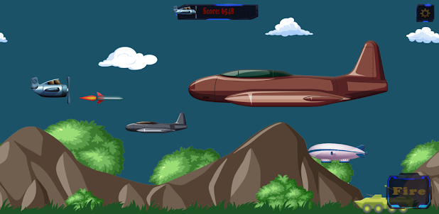Retro Fighter Plane Shooting