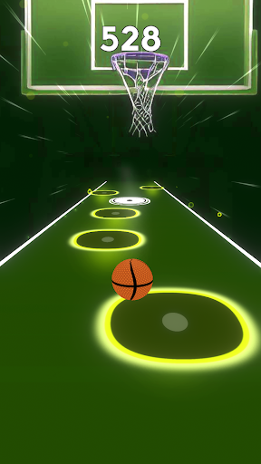 Android application Slam Dunk Basketball Tiles screenshort
