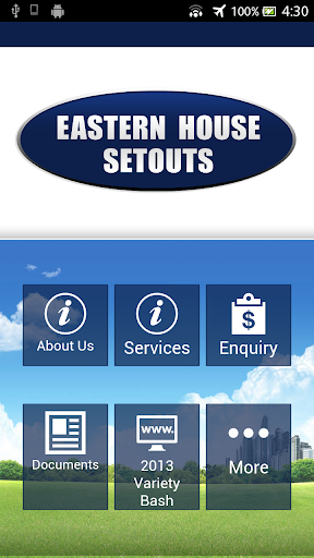 Android application Eastern House Setouts screenshort