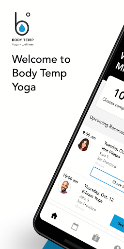 Android application Body Temp Yoga screenshort