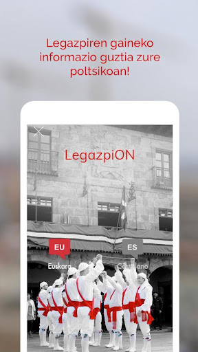 Android application LegazpiON screenshort