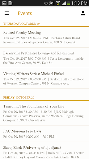 Colorado College Screen 3