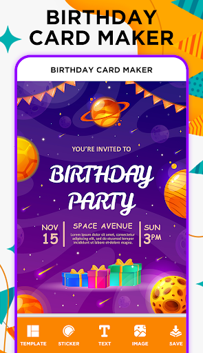 Android application Invitation maker & Card design screenshort