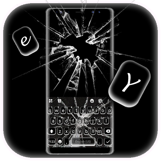 Shattered Screen Keyboard Them logo