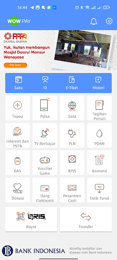 WOWPay WTDI Screen 2