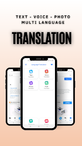 Translate Voice, Text, Photo