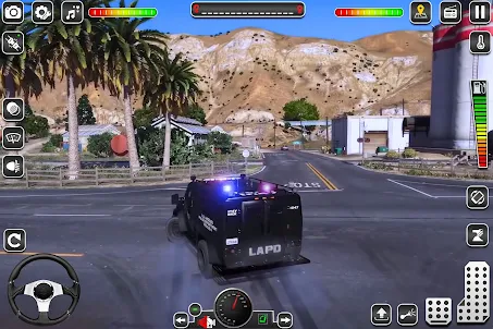 Полицейская машина Погоня 3д