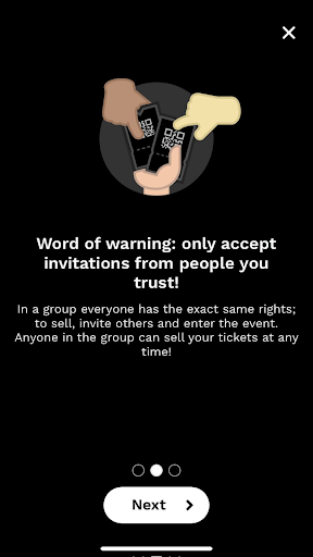 XTIXS tickets Screen 3