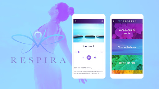 Android application Respira con Lily screenshort