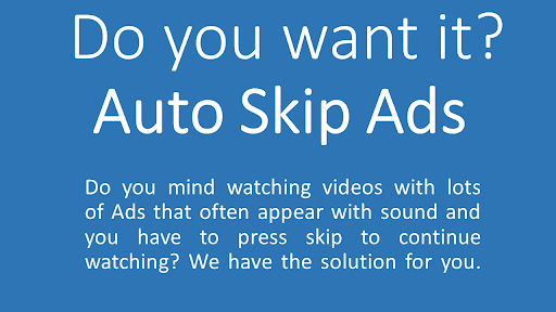 Android application Auto Skip Ads in Tube movies screenshort