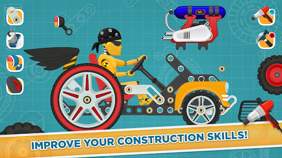 Car Builder and Racing Game for Kids