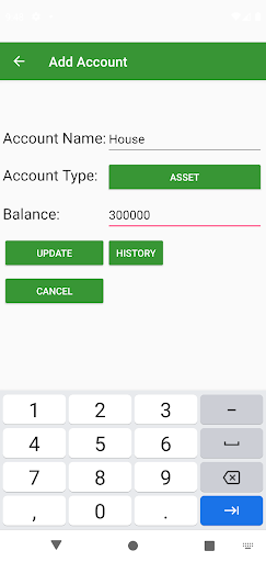 My Net Worth Screen 2