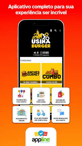 Android application Usina Burger screenshort