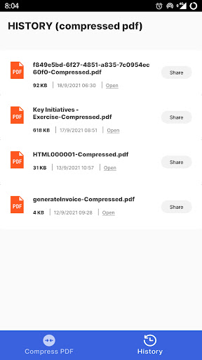 Compress PDF Screen 2