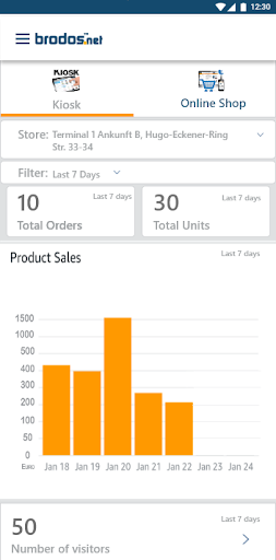 brodos.net App Screen 3