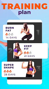 Burn fat workout in 30 days. HIIT training at home