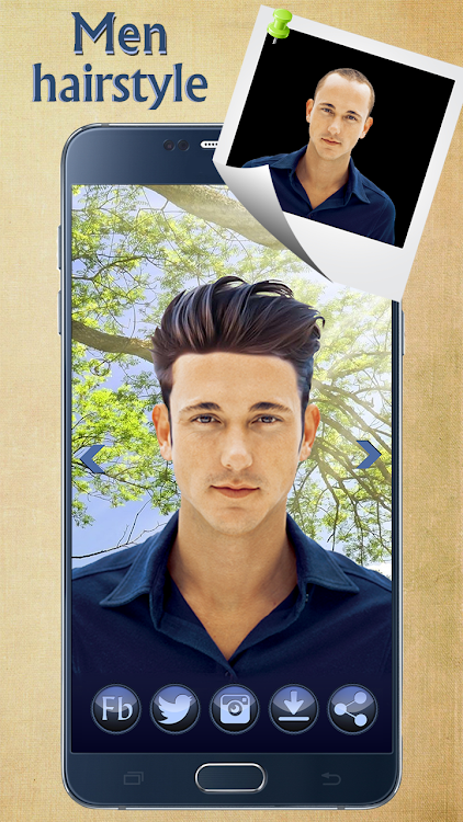 Man Hairstyle Cam Photo Booth - 1.14 - (Android)