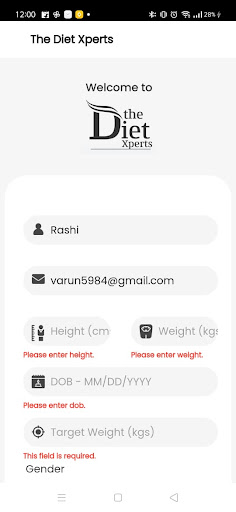 The Diet Xperts Screen 3