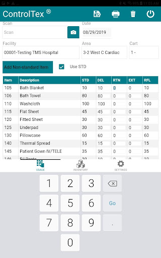 ControlTex® Data Entry Screen 3