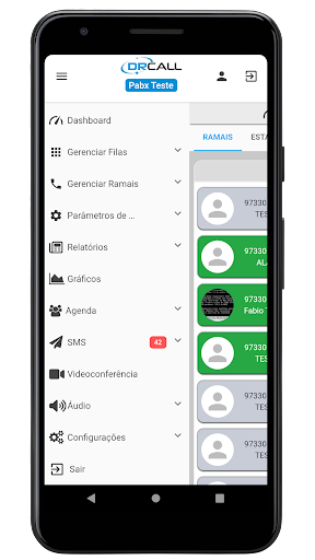 Android application DRCALL screenshort