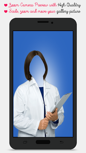 Android application Doctor Suit Photo Maker screenshort