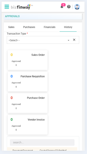 Bizfinway-Mobile Screen 3