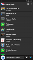 screenshot of Radio Panama - AM FM Online
