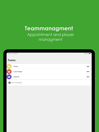Screenshot of FootballTraining+