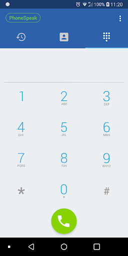 PhoneSpeak Screen 3
