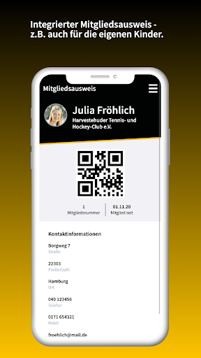 HTHC Club-App Screen 2