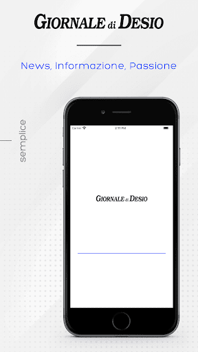 Android application Giornale di Desio screenshort