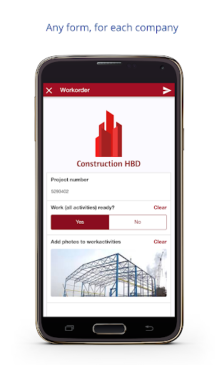 Android application Inform screenshort