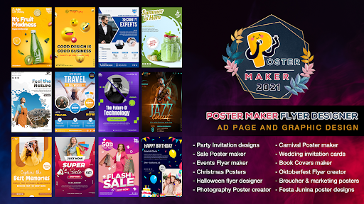 Android application Flyer Maker, Poster Maker screenshort