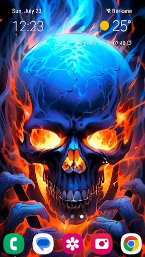 Skull Wallpaper Screen 2