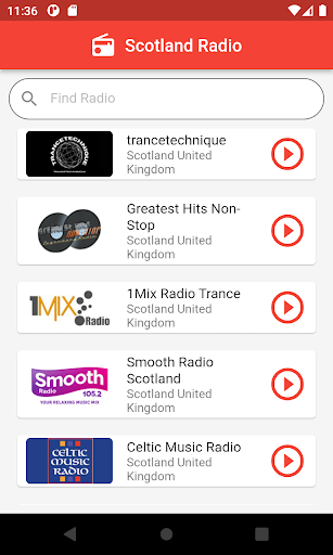 Scotland Radio Stations UK Screen 2
