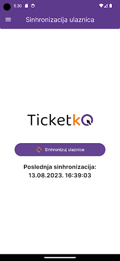 TicketKO Scanner Screen 2