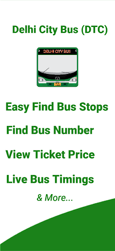 Android application Delhi City Bus Guide DTC screenshort