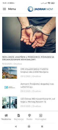Jadran Novi Screen 3