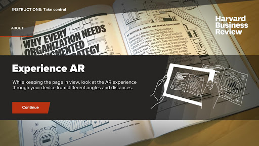 Android application HBR Augmented Reality screenshort