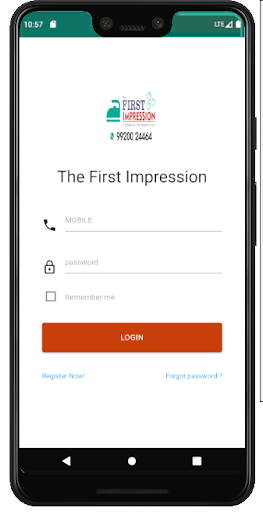 Android application The First Impression screenshort