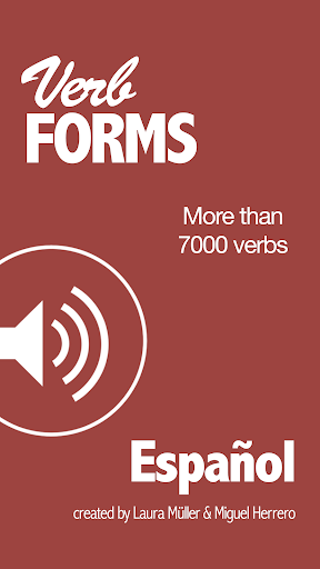 Android application VerbForms Español screenshort