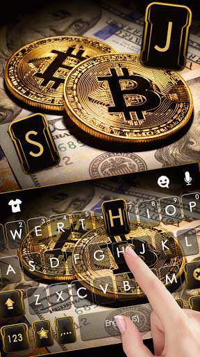 Bitcoin Dollar Keyboard Backgr Screen 2