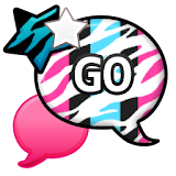 GO SMS - Star Light Zebra icon