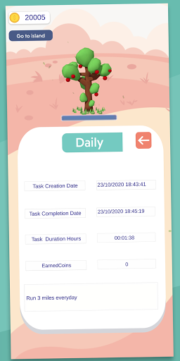 Mindful list Screen 2